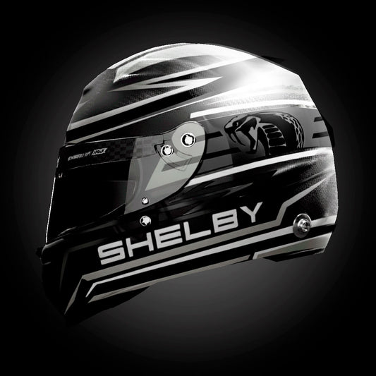 SHELBY RACING HELMETS | TALL TEXAN BLACK