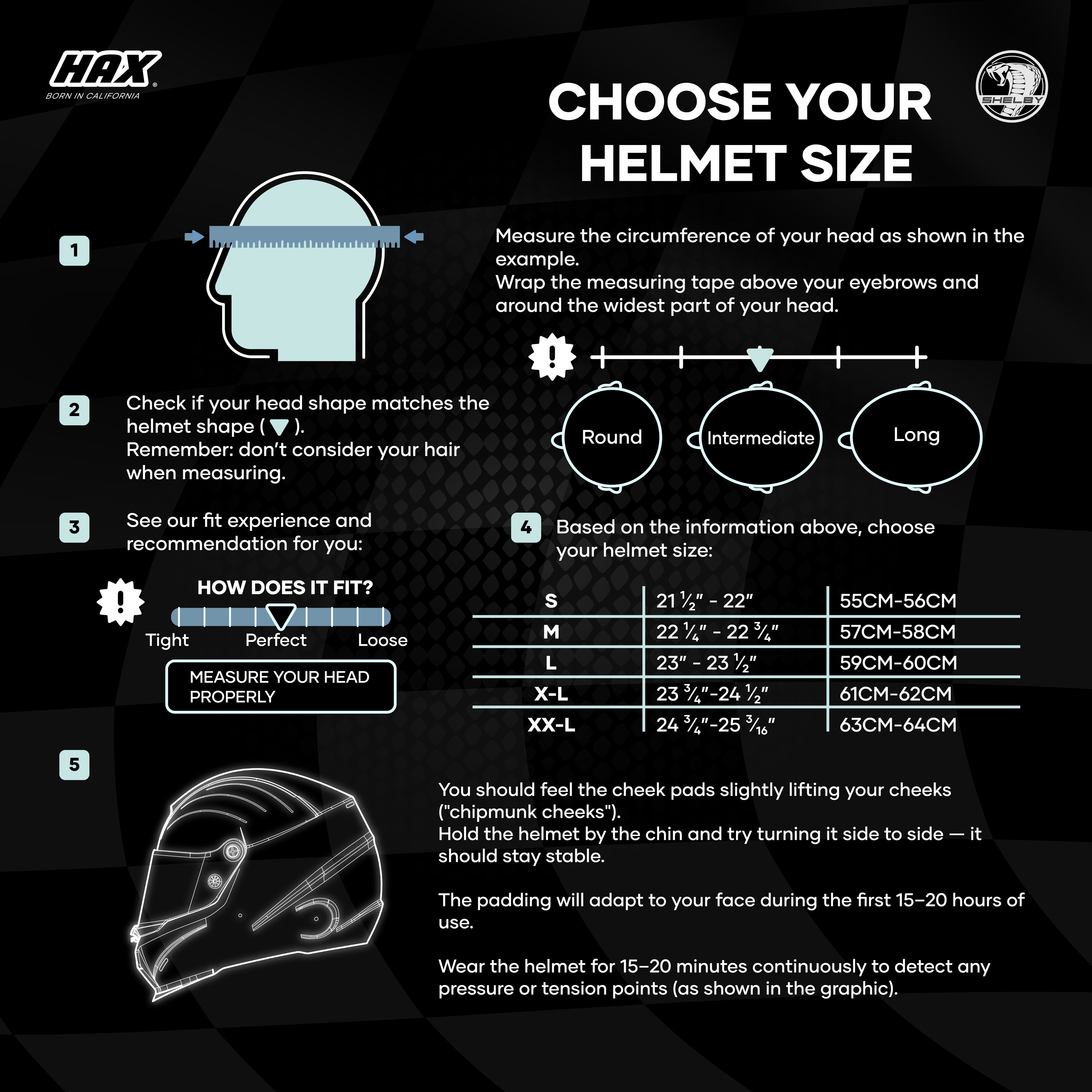 SHELBY RACING HELMETS | TALL TEXAN BLACK