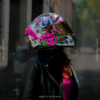 OBSIDIAN SAMURAI RED HELMET | Glossy Finish