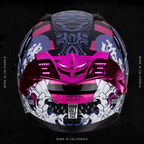 OBSIDIAN SAMURAI RED HELMET | Glossy Finish