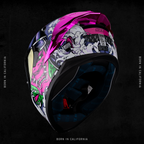 OBSIDIAN SAMURAI RED HELMET | Glossy Finish