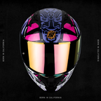 OBSIDIAN SAMURAI RED HELMET | Glossy Finish