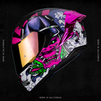 OBSIDIAN SAMURAI RED HELMET | Glossy Finish