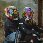 OBSIDIAN SAMURAI RED HELMET | Glossy Finish