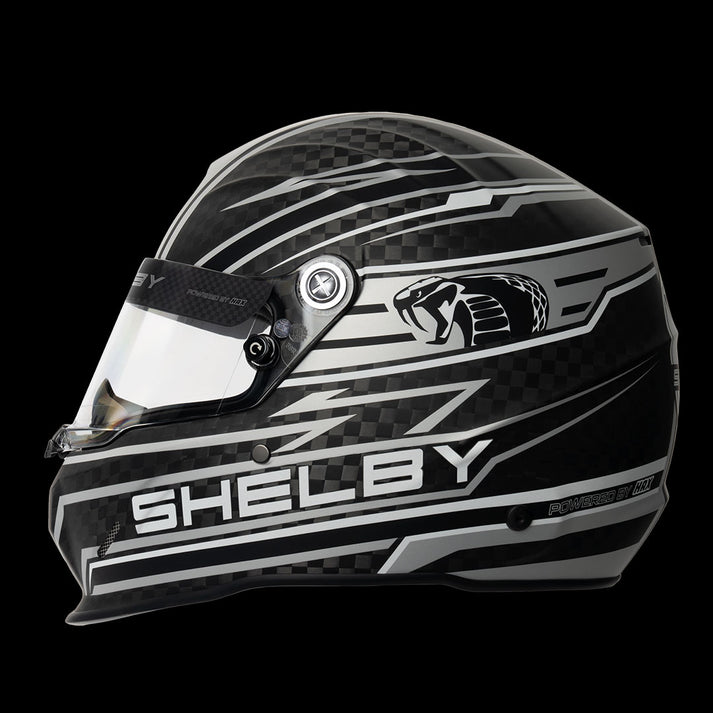 SHELBY RACING HELMETS MATTE FINISH | SUPER SNAKE SILVER – HAX EUROPE