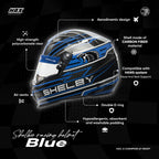 SHELBY RACING HELMETS | BLUE