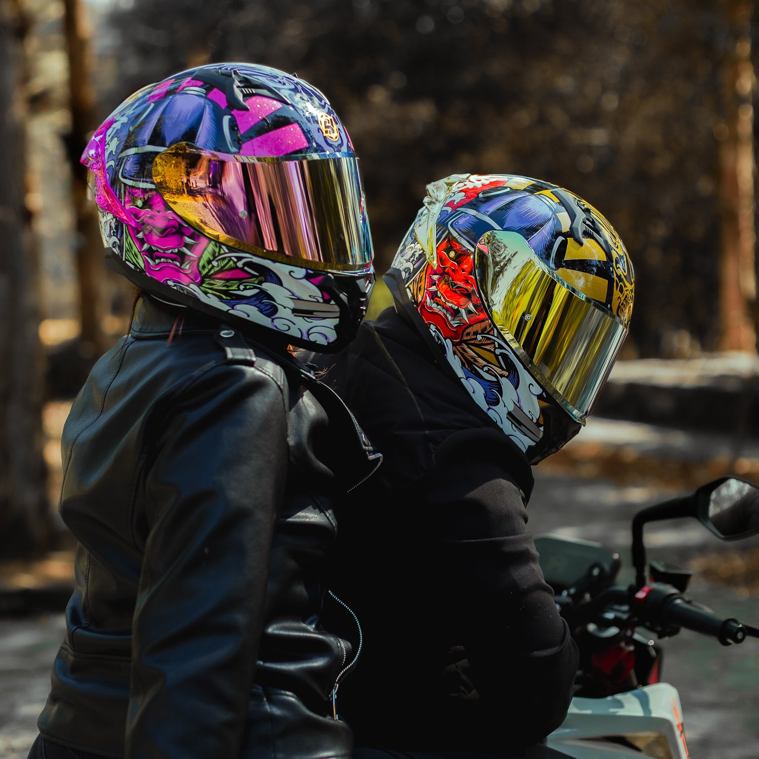 OBSIDIAN SAMURAI RED HELMET | Glossy Finish